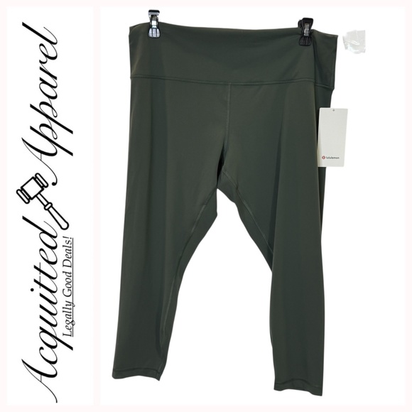 lululemon athletica Pants - Lululemon Athletica Green Track Pants